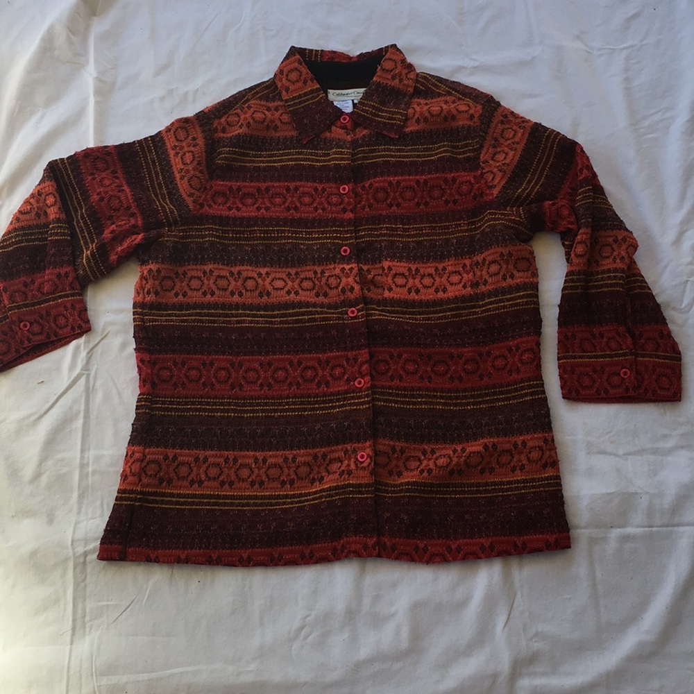 Coldwater Creek 3/4 Sleeve Lightweight Jacket